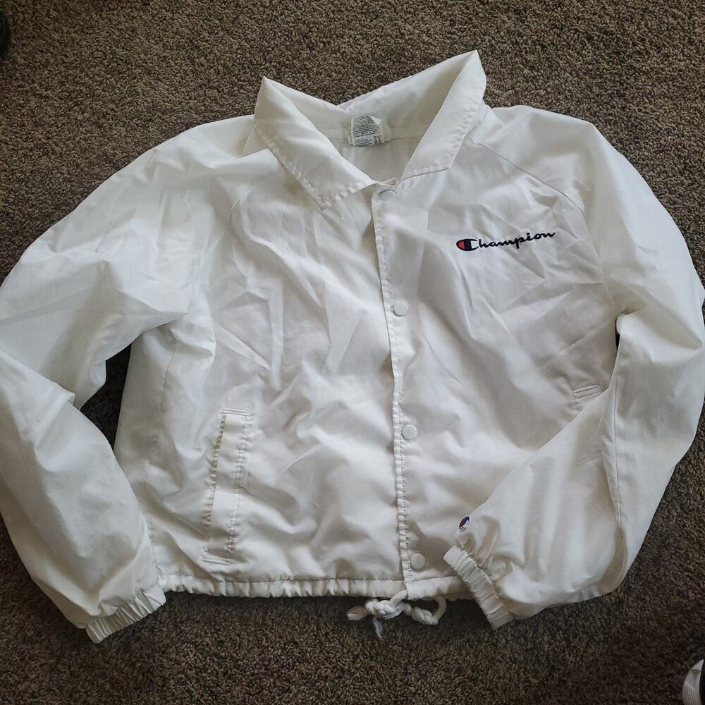 Champion cropped windbreaker L